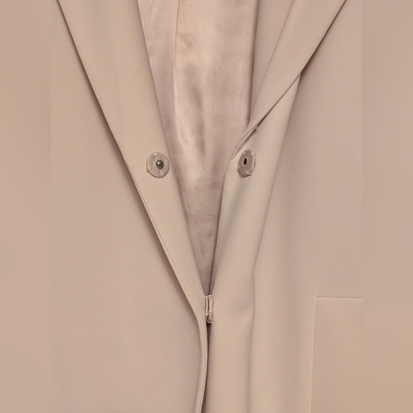 Brushed-finish twill trench coat Size 12 - Limited Time Sale - Picture 4 of 9
